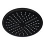 REGADERA FIJA LLUVIA CIRCULAR ABS Y LATÓN NEGRO MATE WATER SAVE AHORRADOR DE AGUA