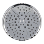 REGADERA FIJA DE LLUVIA CIRCULAR METAL PULIDO 1 FUNCIÓN AHORRO DE AGUA
