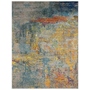 TAPETE PARA SALA POLIPROPILENO 160 X 230 CM MULTICOLOR ABSTRACT FÁCIL MANTENIMIENTO