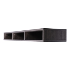 REPISA DE 3 NICHOS CAPELLI 1.12 M X 14 X 30 CM CAFÉ RUSTIC OAK