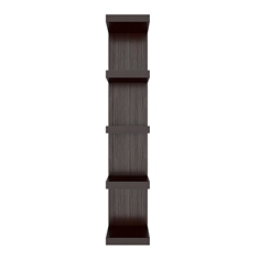 REPISA DE 5 NIVELES CAPELLI DE 23 X 23 CM X 1.20 M CAFÉ EXPRESSO