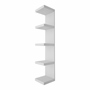REPISA ORGANIZADORA 5 NIVELES 120 X 23 X 25 CM 1 PIEZA MADERA BLANCO