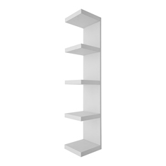 REPISA ORGANIZADORA 5 NIVELES 120 X 23 X 25 CM 1 PIEZA MADERA BLANCO