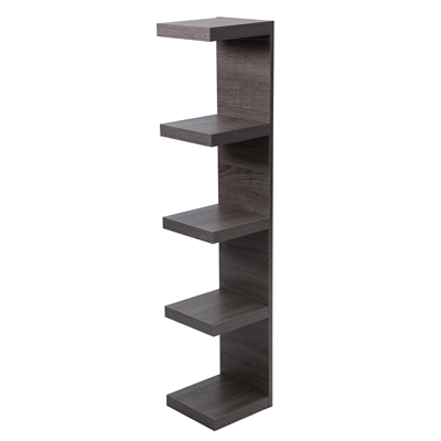 REPISA DE 5 NIVELES CAPELLI 1.20 M X 23 X 23 CM RUSTIC OAK