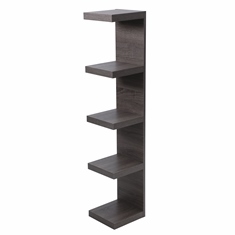REPISA DE 5 NIVELES CAPELLI 1.20 M X 23 X 23 CM RUSTIC OAK