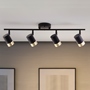 LÁMPARA DE TECHO LED SOBREPONER LINEAL 28 W NEGRO PARA INTERIOR