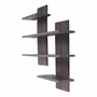 REPISA DE 4 NIVELES CAPELLI 79 X 60 X 17.5 CM CAFÉ RUSTIC OAK