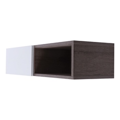 REPISA CON PUERTA CAPELLI 20 X 78 X 31.5 CM CAFÉ RUSTIC OAK