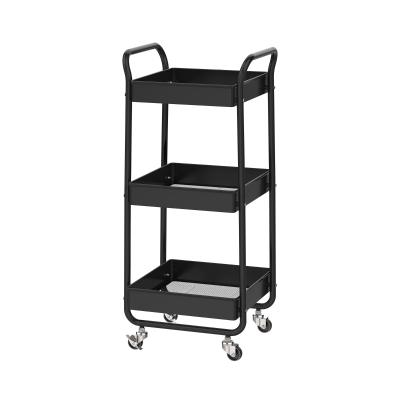 CARRITO ORGANIZADOR PARA COCINA 3 NIVELES CON RUEDAS DE ACERO