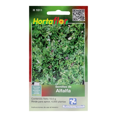 SEMILLAS DE ALFALFA 10 GR VERDE HORTAFLOR
