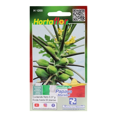 SEMILLAS DE PAPAYA MARADOL 0.37 GR HORTAFLOR
