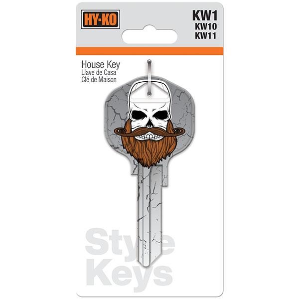 KW1-KL005 LLAVE ESTILO CALAVERA Y HUESOS
