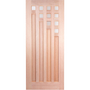 PUERTA EXTERIOR ENTRADA PRINCIPAL 91 X 213 CM NATURAL MADERA DURA TROPICAL