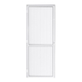 PUERTA EXTERIOR BATIENTE 80 X 210 CM DERECHA BLANCO ALUMINIO