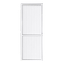 PUERTA EXTERIOR BATIENTE 80 X 210 CM IZQUIERDA BLANCO ALUMINIO