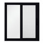 VENTANA CORREDIZA DE ALUMINIO 90 X 120 CM IZQUIERDA A DERECHA CHOCOLATE