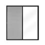 PUERTA EXTERIOR CORREDIZA 180 X 210 CM IZQUIERDA CHOCOLATE ALUMINIO