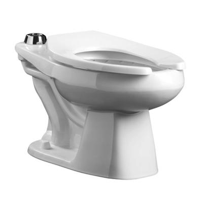TAZA DE BAÑO PARA FLUXÓMETRO ALARGADA BLANCA ALTO DESALOJO