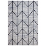 TAPETE PARA SALA POLIPROPILENO 120 X 170 CM GRIS TEJIDO PLANO