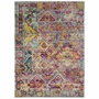 TAPETE PARA SALA POLIPROPILENO 160 X 230 CM MULTICOLOR FÁCIL CUIDADO