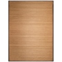 TAPETE PARA SALA BAMBU 160 X 220 CM NEGRO FÁCIL MANTENIMIENTO