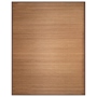 TAPETE PARA SALA BAMBU 120 X 165 CM CAFE FÁCIL DE MANTENER