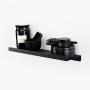 REPISA SENCILLA DECORATIVA SOPORTA HASTA 15 KG 6 X 14 X 44 CM 1 PIEZA ACERO NEGRO