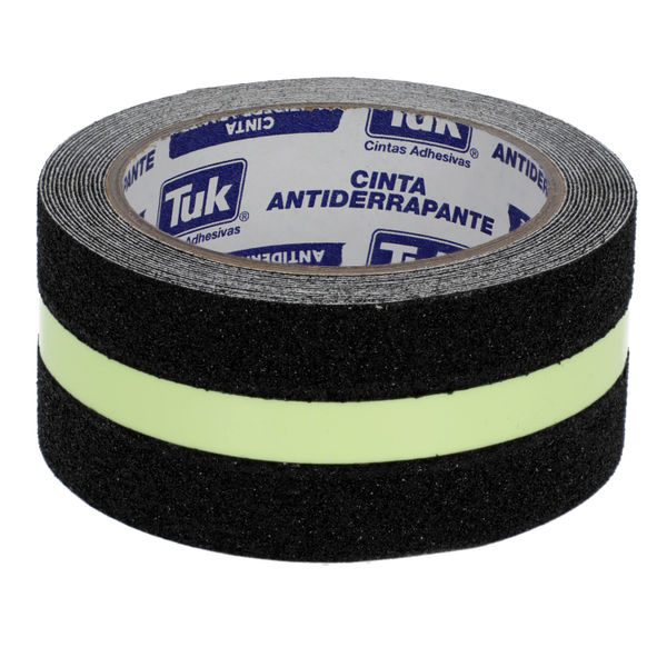 CINTA ANTIDERRAPANTE NEGRO ANTIDERRAPANTE 50 MM X 4.57 M FLUORESCENTE
