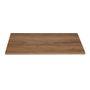 REPISA DECORATIVA 1.6 X 60 X 30 CM 1 PIEZA MELAMINA CAFÉ NOGAL