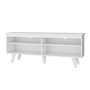 MUEBLE PARA TV PARA 60 PULGADAS MADERA BLANCO 150 X 38 X 58 CM