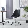 SILLA DE OFICINA TULIP, ESTILO EAMES MINIMALISTA, COLOR GRIS