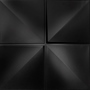 LAMBRÍN PANEL DECORATIVO PVC 50 X 50 CM PARA MURO EN NEGRO MATE