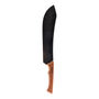 CUCHILLO PARA CARNE TRAMONTINA CHURRASCO BLACK CON LÁMINA DE ACERO INOXIDABLE OSCURECIDO Y MANGO DE MADERA 10