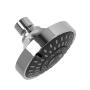 REGADERA FIJA CIRCULAR ABS CROMO 5 FUNCIONES SIN BRAZO