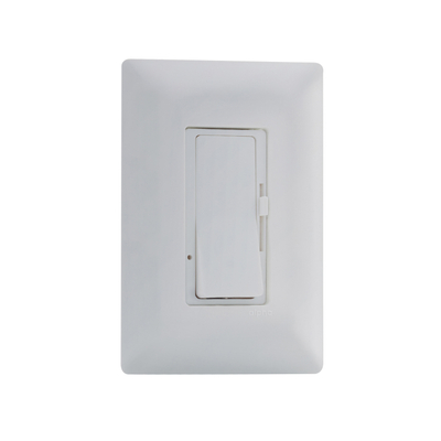 ATENUADOR DE LUZ UNIVERSAL CON PLACA DE PARED BLANCO