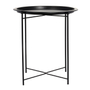 MESA LATERAL DECORATIVA METAL 47 X 47 X 50 CM NEGRO