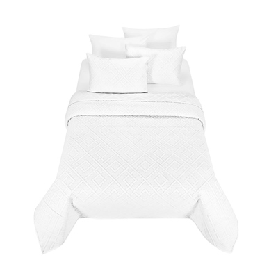 COLCHA REVERSIBLE DE MICROFIBRA MATRIMONIAL SUAVE Y LIGERA
