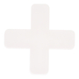 SEPARADOR DE LOSETA REUTILIZABLE 10 MM POLIETILENO BLANCO 75 PIEZAS