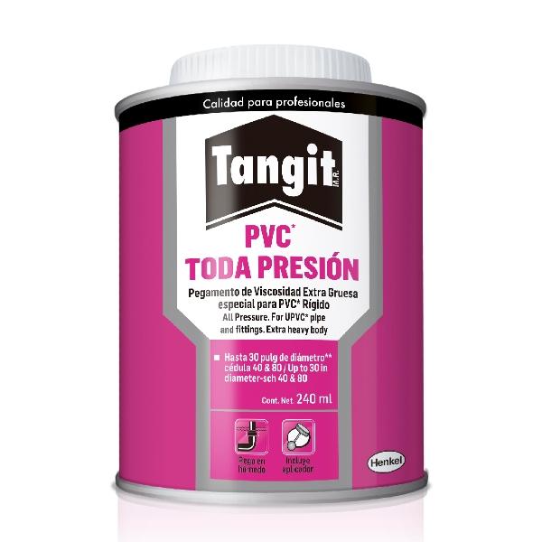 CEMENTO PARA TUBERÍA PVC 240ML SELLADO RESISTENTE ÁMBAR