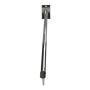COLGADOR RECTO PANEL RANURADO VEKER CROMO 30 CM