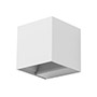 ARBOTANTE DE MURO LED SOBREPONER 6.6W LUZ CÁLIDA IP54 BLANCO