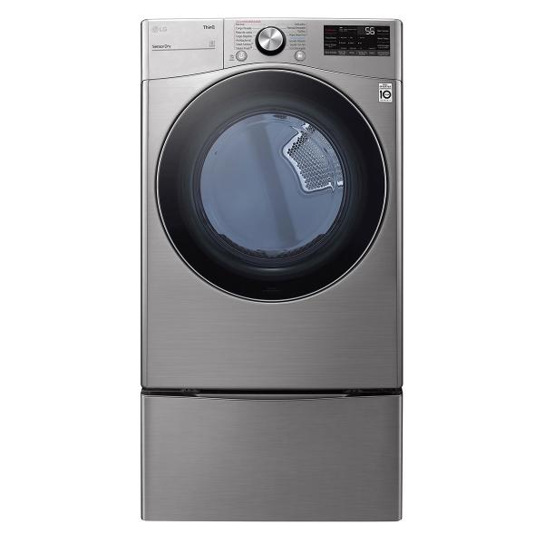 SECADORA DE ROPA GAS NATURAL 22 KG THINQ SENSOR DRY SILVER