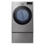 SECADORA DE ROPA GAS NATURAL 22 KG THINQ SENSOR DRY SILVER