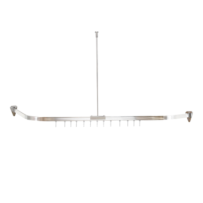 RIEL FLEXIBLE PARA CORTINA DE BAÑO