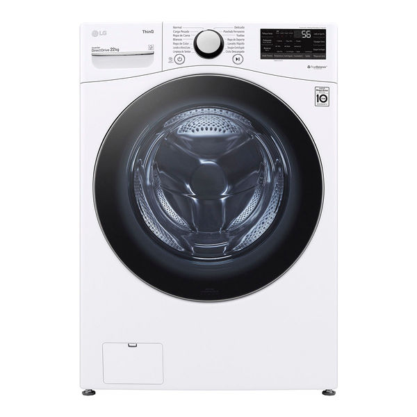 LAVADORA 22 KG CARGA FRONTAL AI DD THINQ BLANCA