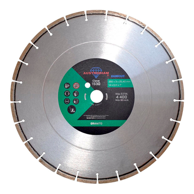 DISCO DIAMANTADO SEGMENTADO PARA CORTE DE GRANITO CORTADORA DE PISO 14"