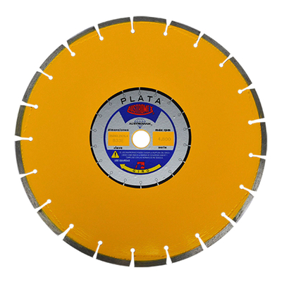 DISCO DIAMANTADO SEGMENTADO PARA ASFALTO CORTADORA DE PISO 14" ALTO RENDIMIENTO