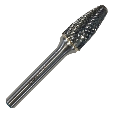 LIMA ROTATIVA DE DOBLE FILO ARBOL PUNTA REDONDA 1/2" X 1" X 1/4" PARA HERRAMIENTA ROTATIVA 5 PIEZAS