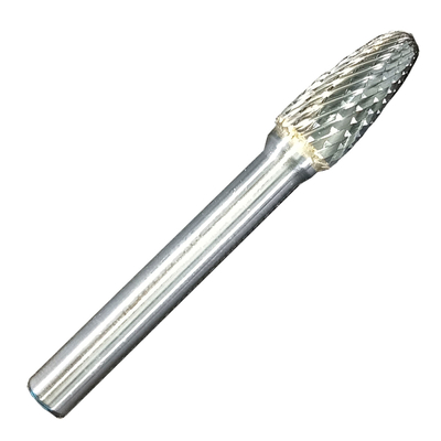 LIMA ROTATIVA DOBLE FILO ARBOL PUNTA REDONDA 3/8" X 3/4 X 1/4" PARA HERRAMIENTA ROTATIVA 5 PIEZAS