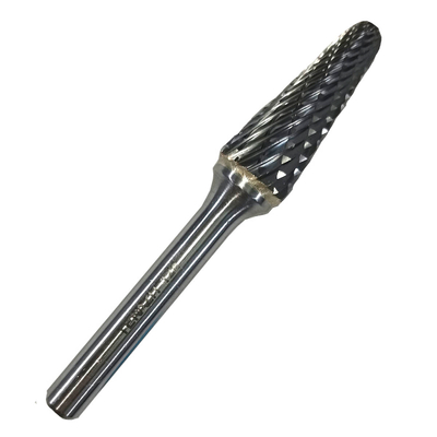 LIMA CONICA PUNTA REDONDA DE DOBLE FILO PARA HERRAMIENTA ROTATIVA 1.27 CM 5 PIEZAS